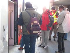 instappen in de trein